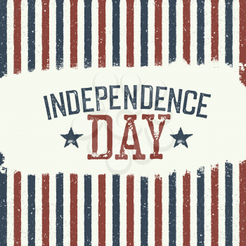 Independence Day Label for Holiday. Design template.