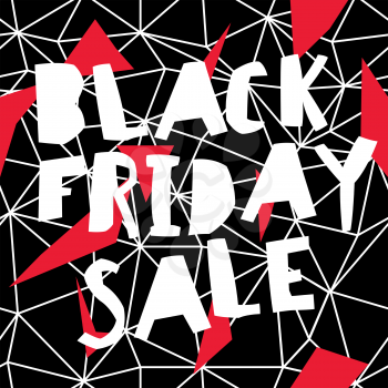 Big Sale. Black Friday Sale Poster.