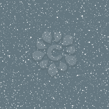 Snowflake seamless pattern. Holidays Snowfall Seamless Vector Pattern. 