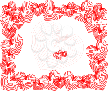 Valentine's day card. Vector