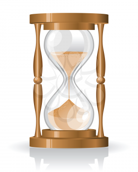 Glass sand clock
