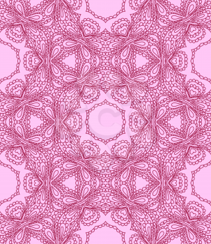 Ornamental seamless lace pattern in vintage style
