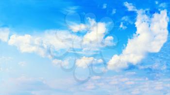 Beautiful view of blue sky and clouds.