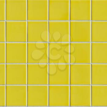 Yellow Tiles. Seamless Tileable Texture.