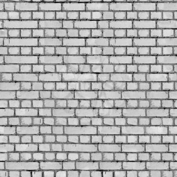 Grey Brick Wall Seamless Texture.
