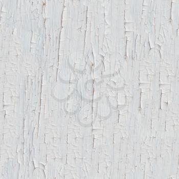 White Cracked Paint. Seamless Tileable Texture.