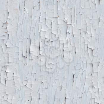 Grey Cracked Paint Surface. Seamless Tileable Texture.
