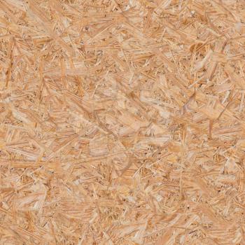 Pressed Wooden Panel (OSB). Seamless Tileable Texture.