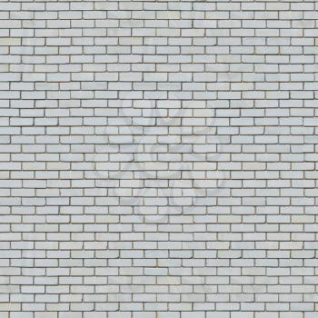 White Brick Wall. Seamless Tileable Texture.
