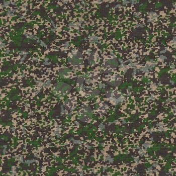 Universal Camouflage Pattern. Seamless Tileable Texture.