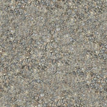 Seamless Texture of Gray Wet Dirt Country Road.