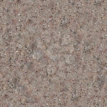 Seamless Texture of Weathered Old Concrete Surface is Covered with Shells and Dirt Stains.
