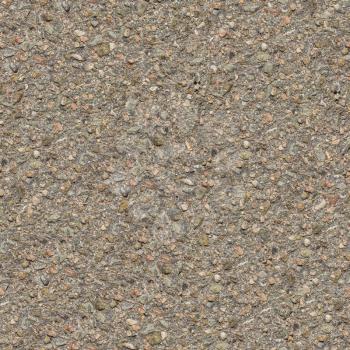 Seamless Tileable Texture of Old Asphalt Road with Protruding Stones. Small Size.