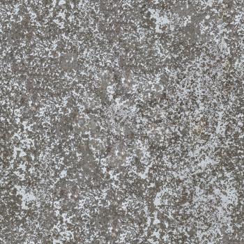 Old Weathered Concrete Wall with Remains of White Paint. Seamless Tileable Texture.