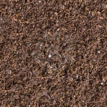 Seamless Tileable Texture of the Brown Soil.