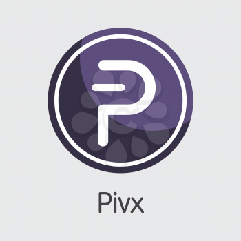 Pivx Blockchain Illustration. Blockchain, Block Distribution PIVX Transaction Icon