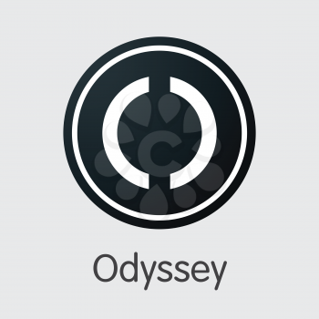 Odyssey Blockchain Colored Logo. Blockchain, Block Distribution OCN Transaction Icon