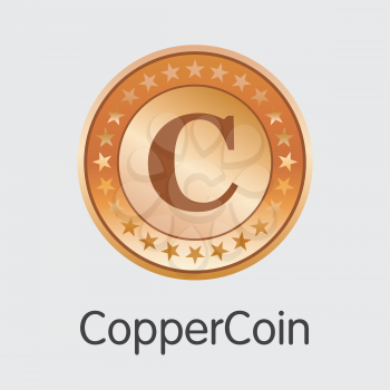 Coppercoin Blockchain Web Icon. Blockchain, Block Distribution BIS Transaction Icon