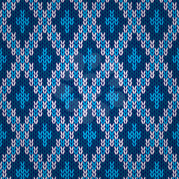 Royalty Free Clipart Image of a Knit Pattern