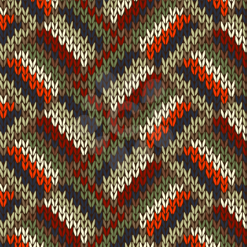 Royalty Free Clipart Image of a Knit Background