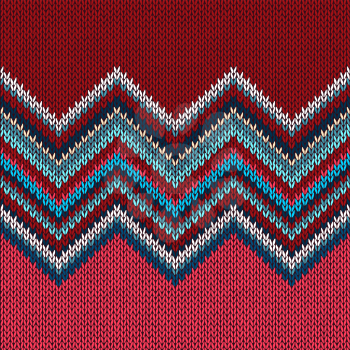 Knitted Seamless Fabric Pattern