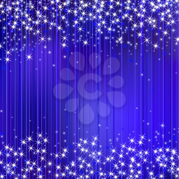 Christmas vector abstract sparkle background wuth stars