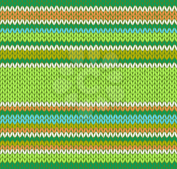 Seamless Pattern. Knit Texture. Fabric Color Tracery Background 