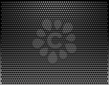 Perforated Metal Template. Translucent Grid Background. Vector Illustration