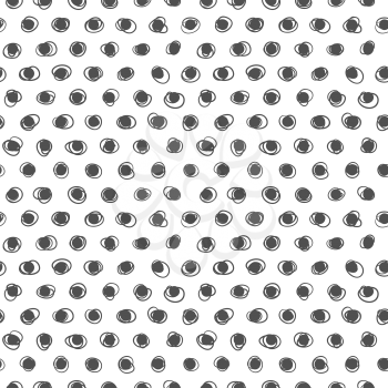 Seamless Black andSeamless Black and White Pattern. Polka Dot Texture. Stylish Fashion Print White Pattern. Polka Dot Texture. Stylish Fashion Print