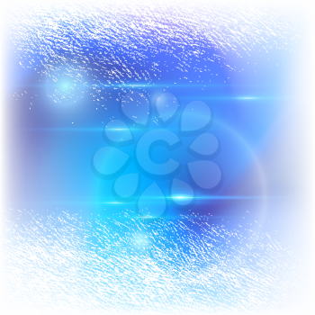 Abstract Blue Light Vector Background