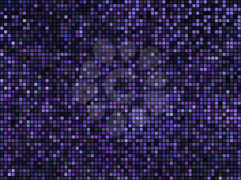 Abstract shimmering purple tiles on the wall. Seamless background