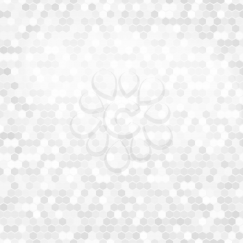 Abstract Hexagon Background. Seamless Light Vector Pattern