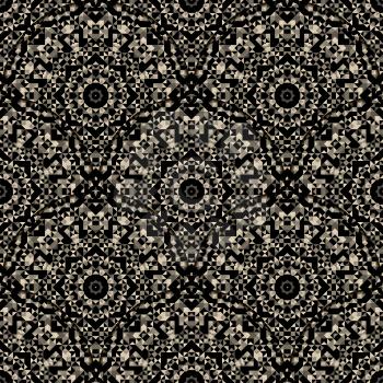 Seamless Pattern. Abstract Ornamental Geometrical Vector Background