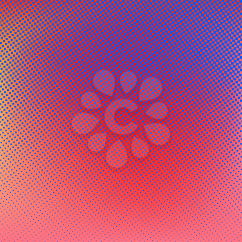 Halftone background. Red blue violet orange creative vector illustration