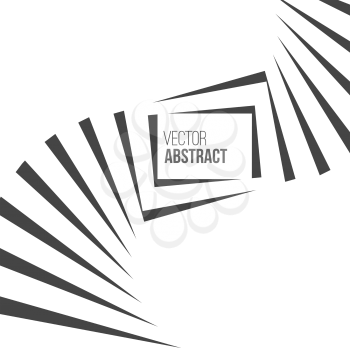 Geometric Vector Black and White Background. Architecture and Construction or Library Concept. Avant-Garde Style