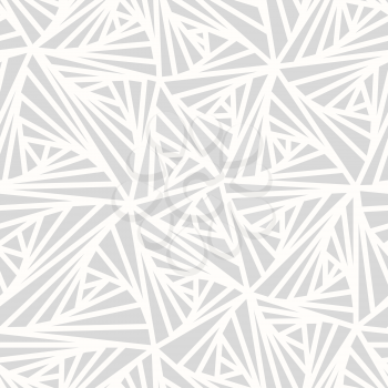 Abstract Geometric Light Vector Pattern. Modern seamless white and grey color sample pattern. Light line abstract background