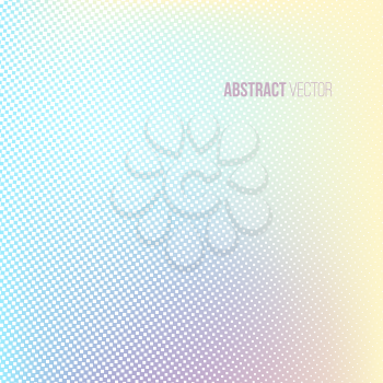 Vector halftone background. Color abstract digital pattern.