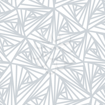 Seamless pattern. Light white and grey winter background. Abstract line geometric ornament
