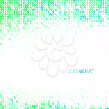 Abstract light blue green and white geometric background