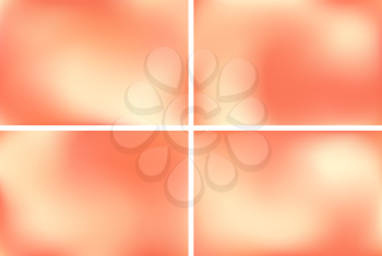 Orange yellow abstract background with light spots. Bright color holiday space.