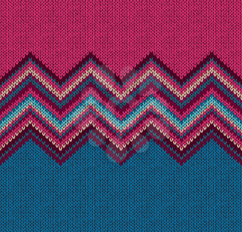 Knitted seamless pattern. Classic Knitwear.