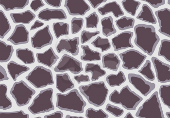 Seamless stone wall pattern print design. Gray brown artwork background. Vector illustration