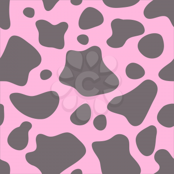 Seamless pattern gray and pink. Cow hide background