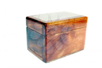 Royalty Free Photo of a Small Wooden Box