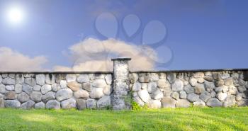 Royalty Free Photo of a Stone Fence