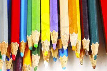 Create with a group of color pencils