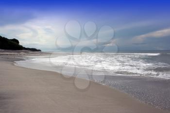 Beautiful deserted beach in the pacific coast of Panama