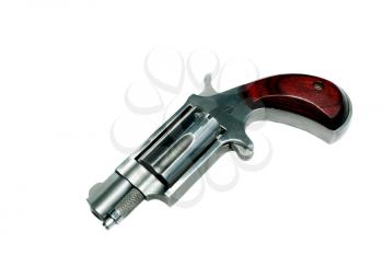 Derringer gun isolated on a white background