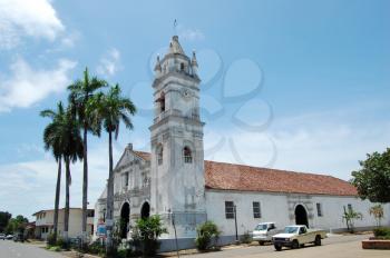 Old church in the heart of Panama dating from the 1700.