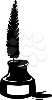 Royalty Free Clipart Image of Ink